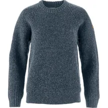 Fjällräven Övik Waffle Knit Sweatshirt Navy S
