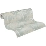 A.S. Création Vliestapete Urwald Dschungel 10 m x 0,64 m Beige/Blau/Grün 79162-2