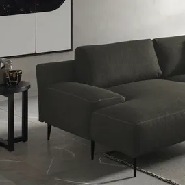 Designwerk Eckcouch Polyester 2-Sitzer Grün