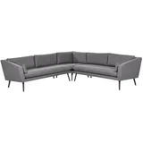 Beliani Loretello Loungesofa grau