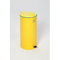 Proregal Großvolumiger Tretabfallsammler mit Euro-Pedal | für 60/70 Liter