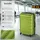 Tectake Hartschalen-Trolley 4-Rollen 76 cm / 106 l grün