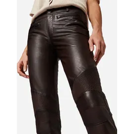 Ricano Lederhose Slim Fit Braun L
