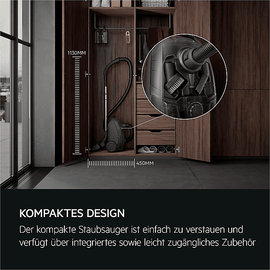 AEG AB 51 C 1 DB Bodenstaubsauger, maximale Leistung: 750 Watt