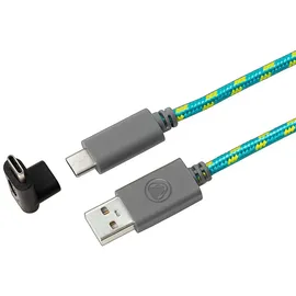 Snakebyte Charge:Cable Ladekabel Türkis/Gelb USB