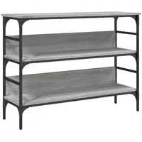VidaXL Konsolentisch Grau Sonoma 100x32x75 cm Holzwerkstoff
