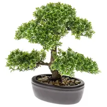 Botanic-Haus Emerald Kunstpflanze Bonsai Grün 32 cm 420002