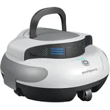 POOLPURE Poolrobot Piscina, 5000mAh Pulizia Doppio Motore, Doppelter Hall-Sensor, Display LED, Parcheggio Automatico, IPX8 Impermeabile, Kabelloser Poolsauger