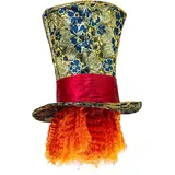 Widmann 74990 - Zylinder verrückter Hutmacher, Märchen, Hut, Kopfbedeckung, Accessoire