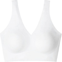 SCHIESSER Damen Bustier Mit Herausnehmbaren Pads Invisible Soft Sport-BH, Weiss_170364, 44