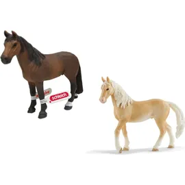 Schleich - Tierfiguren - Pferde-Set mit 15 Pferden