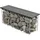 pro.tec Gabionenbank 100 x 45 x 30 cm