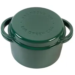 Big Green Egg Grilltopf Gusseisen Grün