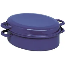 Krüger Emaille-Gänsebräter 34 cm blau