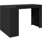 vidaXL Schreibtisch Schwarz 123,5x73,5x75 cm Holzwerkstoff