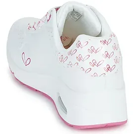 SKECHERS UNO Twin Hearts Sneaker, weiß, 39