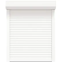 vidaXL Rollladen Weiß 80 x 100 cm Aluminium