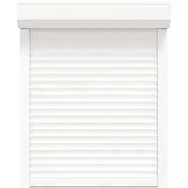 vidaXL Rollladen Weiß 80 x 100 cm Aluminium