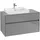 Villeroy & Boch Collaro Waschbeckenunterschrank 100 x 55 cm Glossy Grey