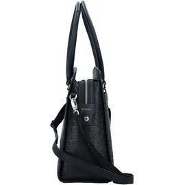 Burkely Cool Colbie Aktentasche Leder 40 cm Laptopfach schwarz