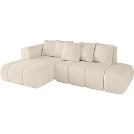 altdecor Ecksofa Ottomane Links CLOUD-L-v1 280x185x90 Beige Cord