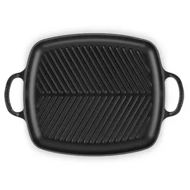 Le Creuset Signature Grillplatte rechteckig 30 cm schwarz