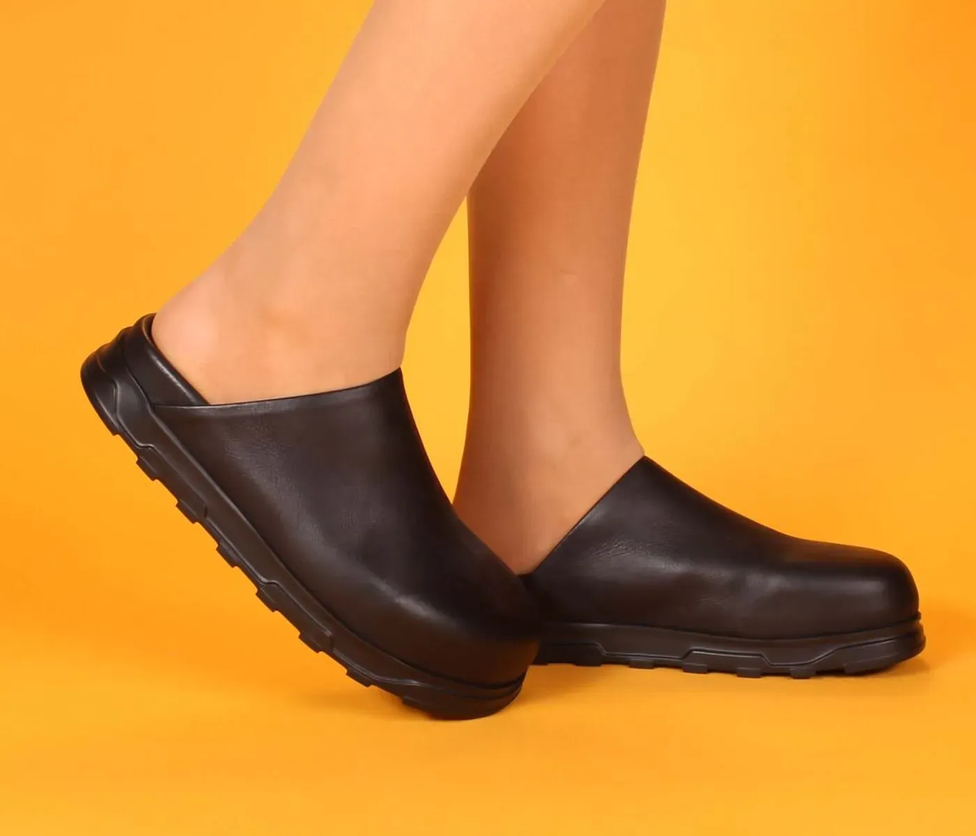 Lofina Clogs schwarz 7074 Lene gasoline-nero - LOF 122 Gr.40
