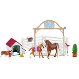 Schleich Horse Club Hannahs Gastpferde mit Hündin Ruby 42458