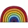 Wash+Dry Round Rainbow 50 x 85 cm Mehrfarbig