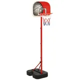 vidaXL Tragbares Basketball-Spielset Verstellbar 138,5-166 cm