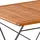 Merxx Klapptisch Schlossgarten Quadratisch Natur 90 x 90 cm