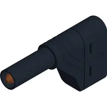 HIRSCHMANN TEST & MEASUREMENT LAS S W Sicherheits-Lamellenstecker Stecker, gewinkelt Stift-Ø: 4 mm Schwarz 1 St.