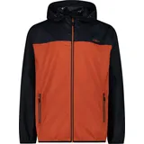 CMP MAN Jacket Rain FIX Hood Herren Ruggine 48