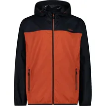 CMP MAN Jacket Rain FIX Hood Herren Ruggine 48