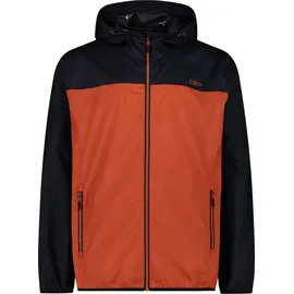 CMP MAN Jacket Rain FIX Hood Herren Ruggine 48