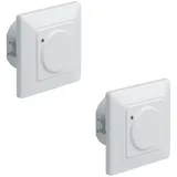 oktaplex motion Oktaplex Fee 2er Set 180° Hochfrequenz-Sensor 5-15m Reichweite 230V Hohlwanddose weiß