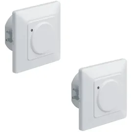oktaplex motion Oktaplex Fee 2er Set 180° Hochfrequenz-Sensor 5-15m Reichweite 230V Hohlwanddose weiß