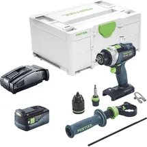 Festool TPC 18/4 I-Basic Akku Schlagbohrschrauber 18 V 75 Nm + 1x Akku 5,0 Ah + Schnellladegerät + Systainer