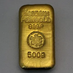 Goldbarren 500g HERAEUS - Resale