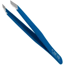 Canal Haarpinzette schräg dunkelblau rostfrei 95 mm
