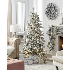 Beliani Weihnachtsbaum künstlich Grün 210 cm