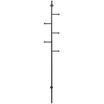 Actona Garderobenständer Mid.you 24,6 x 171,2 x 20,7 cm Schwarz
