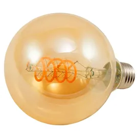 McShine LED Filament Globelampe ''Retro'' E27, 4W, 280lm, warmweiß, goldenes Glas