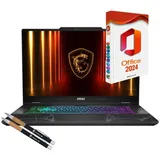 MSI Cyborg 17, Intel Core i7, 64GB DDR5-RAM, 512GB SSD, Windows 11 Pro + MS Office 2024 Pro (17,3"), Gaming, Displayport, beleuchtete RGB Tastatur, - Schwarz