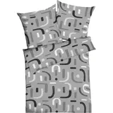 KAEPPEL Bettwäsche Elements grau 155x220 cm + 80x80 cm)