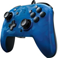 PDP Faceoff Deluxe+ Blau, Camouflage USB Gamepad Analog /