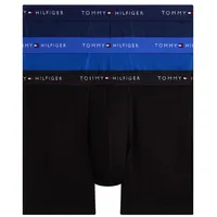 Tommy Hilfiger Underwear Boxershorts 3P BOXER BRIEF DTM (3-St) mit langem Bein, elastischer Bund blau M (50)