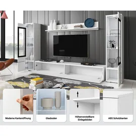 INOSIGN Wohnwand VERA (Set 4-St) votan eichefarben