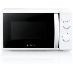FLAMA - Mechanische Mikrowelle mit Grill 1884FL, 20 L, Weiß