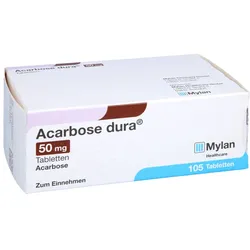 Acarbose dura 50 mg Tabletten 105 St